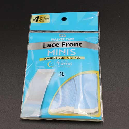 LACE FRONT SUPPORT TAPE CONTOURS AND MINIS - MINI STRIPS 72PCs/bag (1,9cm X 3,8cm) (72τμχ)